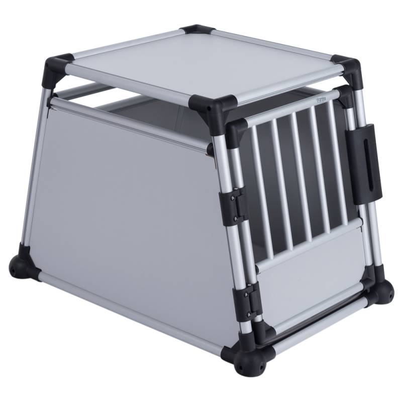 Trixie Hundebox Aluminium - B 63 x T 90 x H 65 cm (Größe M-L) von TRIXIE