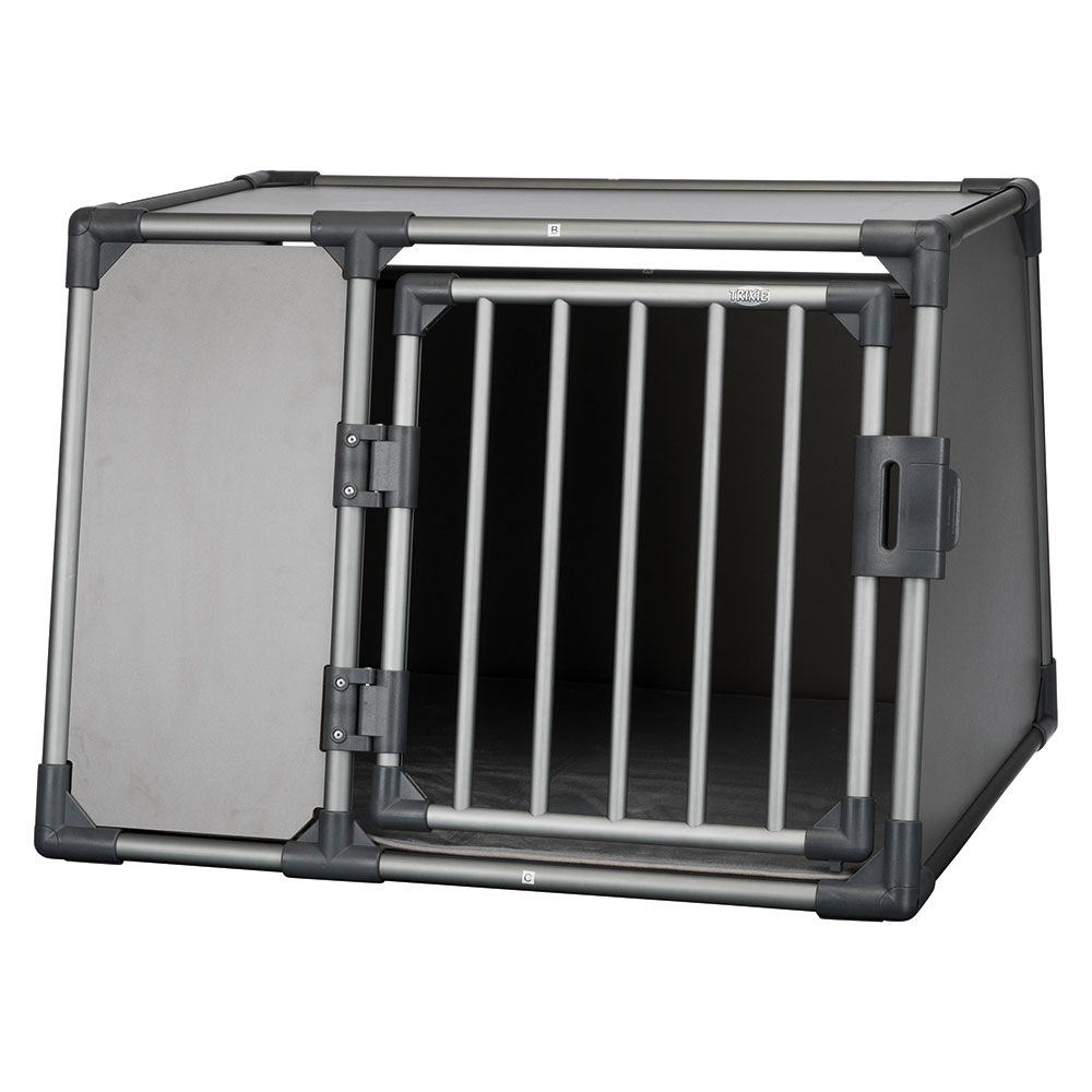Trixie Transportbox Aluminium graphit - B 92 x T 78 x H 64 cm (Größe L) Trixie Transportbox Aluminium graphit - B 92 x T 78 x H 64 cm (Größe L) von TRIXIE