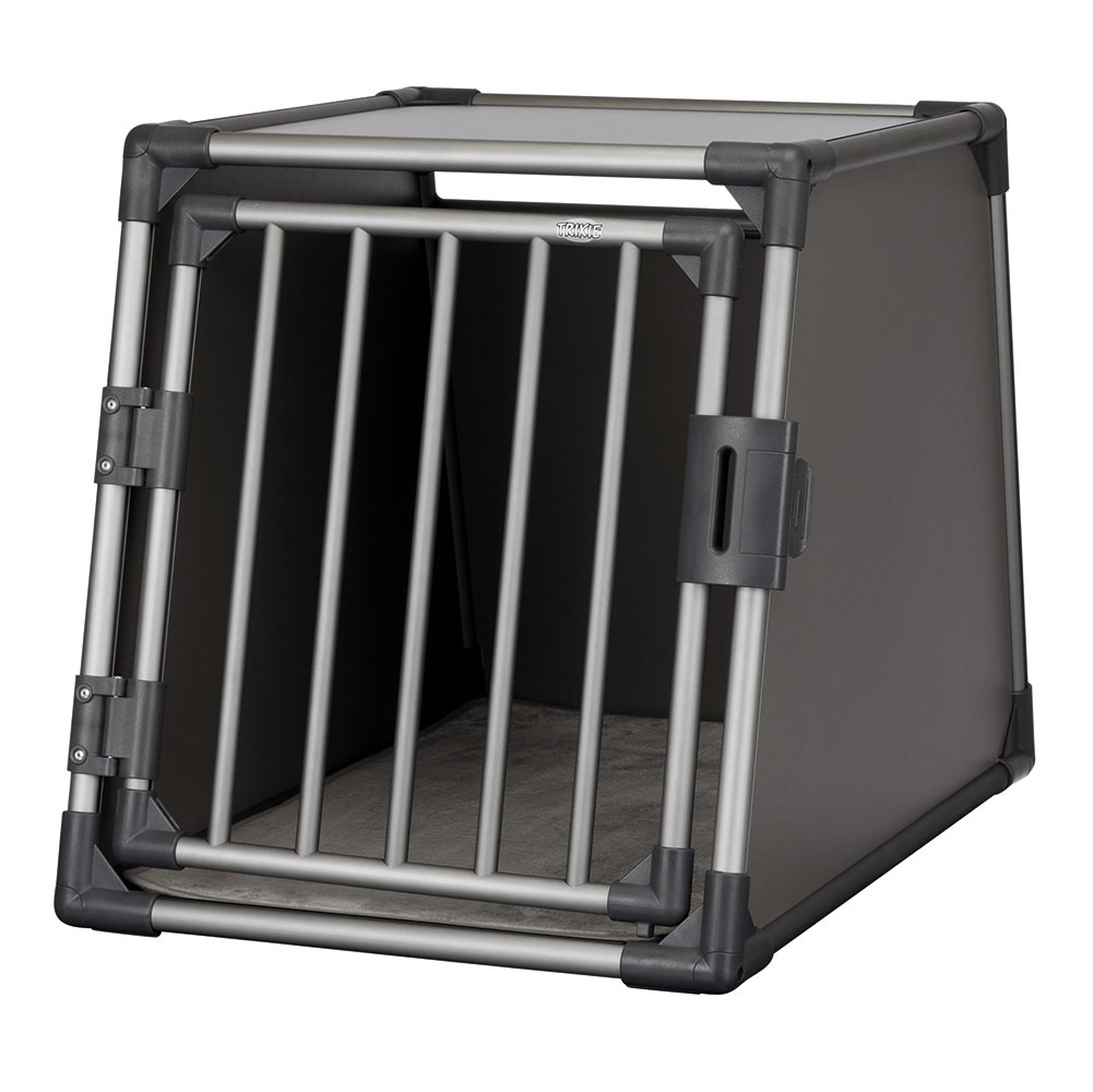 Trixie Transportbox Aluminium graphit - B 61 x T 86 x H 65 cm (Größe M-L) Trixie Transportbox Aluminium graphit - B 61 x T 86 x H 65 cm (Größe M-L) von TRIXIE