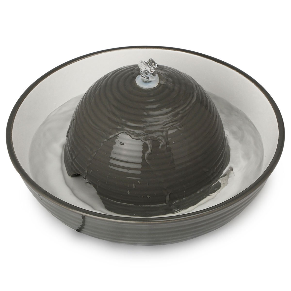 Trixie Trinkbrunnen Keramik Vital Flow 1,5 l, grau/weiß Trixie Trinkbrunnen Keramik Vital Flow 1,5 l, grau/weiß von TRIXIE