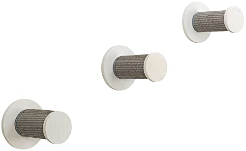 Wandset 3, Indoor Wandmontiertes Katzenklettersystem, 3 Sisal-Kletterstufen, Sprungplattform, Sitzstangen, Grau Wandset 3, Indoor Wandmontiertes Katzenklettersystem, 3 Sisal-Kletterstufen, Sprungplattform, Sitzstangen, Grau von TRIXIE