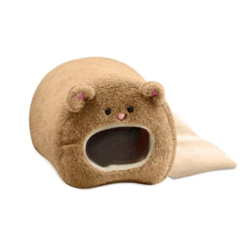 Meerschweinchen Versteck,Meerschweinchen Bett 2 Stück Hamster Weiches Warmes Bett Rattenhängematte Eichhörnchen Winter Haustier Spielzeug Hamsterkäfig Haus Hängenest, Matte Tier Mäuse Rattennest von TroHollis