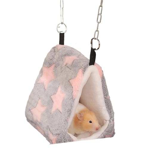 TroHollis Meerschweinchen Versteck,Meerschweinchen Bett 2 stücke Niedlichen Druck Haustier Vogel Papagei Käfige Warme Plüsch Hängematte Hütte Zelt Bett Hängende Höhle for Schlafen Zubehör(Pink Small) TroHollis Meerschweinchen Versteck,Meerschweinchen Bett 2 stücke Niedlichen Druck Haustier Vogel Papagei Käfige Warme Plüsch Hängematte Hütte Zelt Bett Hängende Höhle for Schlafen Zubehör(Pink Small) von TroHollis
