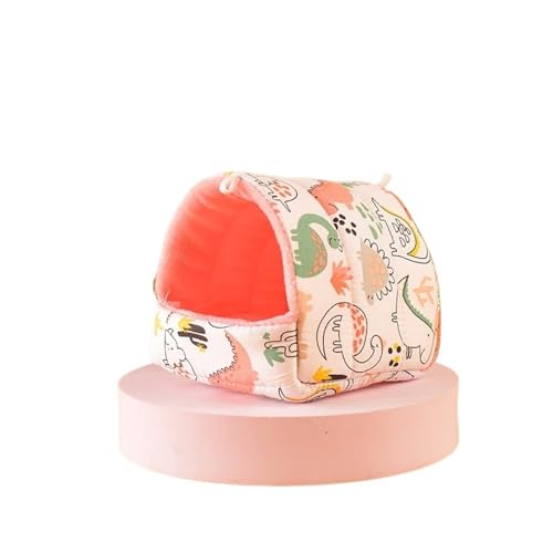 TroHollis Meerschweinchen Versteck,Meerschweinchen Bett Cute Cartoon Bird Parrot Mini Cage Guinea Pig Nest Small Animal Mice Rat Pet Sleeping Bed Hamster House Winter Warm Soft Mat(C,M 10x10cm) von TroHollis