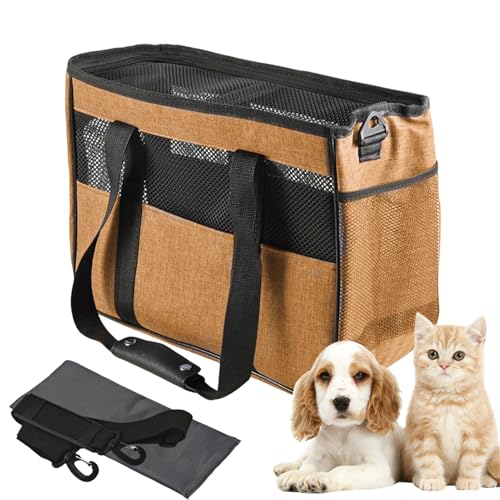 Trochate Katzen Transporttasche, Reisesicherheit Outdoor Hundetragesack, Atmungsaktive Flexible Transportlösung Für Reisen Camping Spaziergänge Trochate Katzen Transporttasche, Reisesicherheit Outdoor Hundetragesack, Atmungsaktive Flexible Transportlösung Für Reisen Camping Spaziergänge von Trochate