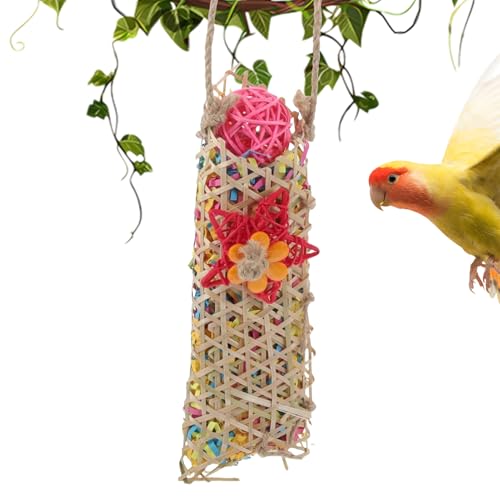 Trochate Vogels Spielzeug Für Papageien | Papierkauspielzeug Mit Stand Für Natürliches Knabberverhalten | Schaukel Kletterzubehör Sitzseil Spielplatz Für Balkon Innen Außen Trochate Vogels Spielzeug Für Papageien | Papierkauspielzeug Mit Stand Für Natürliches Knabberverhalten | Schaukel Kletterzubehör Sitzseil Spielplatz Für Balkon Innen Außen von Trochate