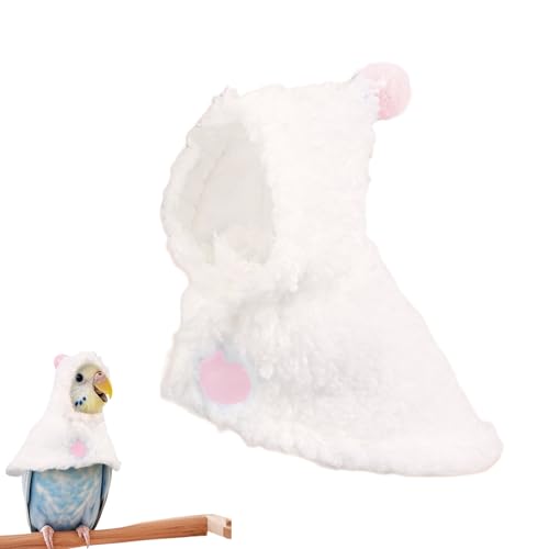 Trochate Winter Kleidung,Warmer Vogel Stoff Plüsch en Umhang - Niedliches Cosplay Foto Zubehör Winter Vogelkostüm Für Nymphensittiche Und Wellensittiche Trochate Winter Kleidung,Warmer Vogel Stoff Plüsch en Umhang - Niedliches Cosplay Foto Zubehör Winter Vogelkostüm Für Nymphensittiche Und Wellensittiche von Trochate
