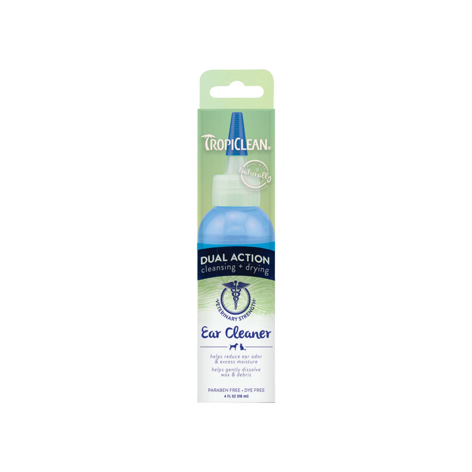 TropiClean Dual Action Ear Cleaner - 118 ml von TropiClean