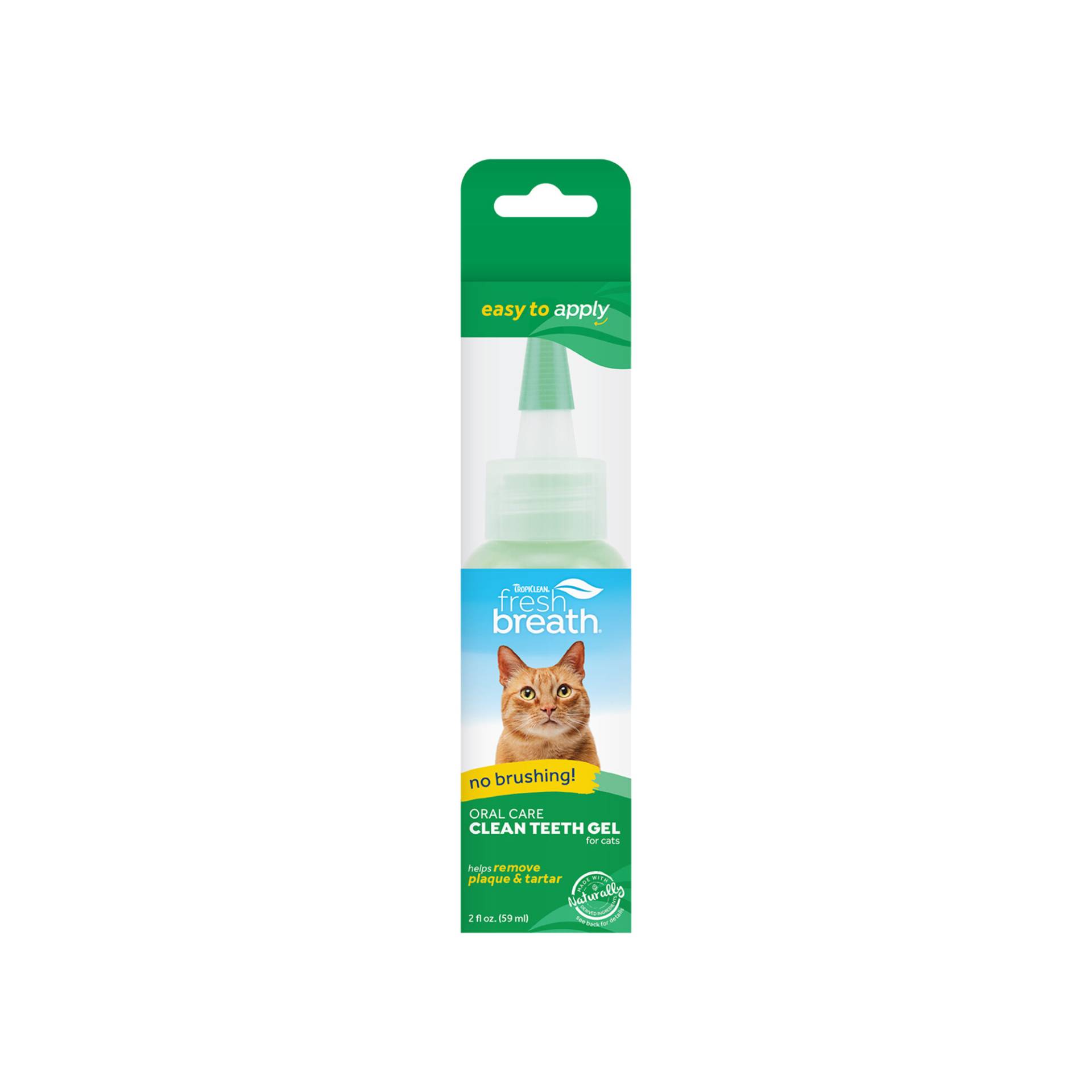 TropiClean Fresh Breath Clean Teeth OralCareGel Katze von TropiClean