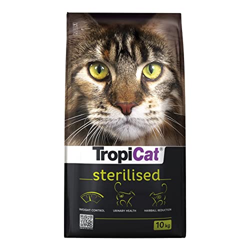 TROPICAT Premium Sterilised - Dry Cat Food - 10 kg von TropiDog