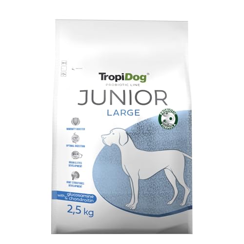 TropiDog Probiotic Line Glukozamin und Kondroitin Große Irk Welpen Hundefutter 2.5 Kg TropiDog Probiotic Line Glukozamin und Kondroitin Große Irk Welpen Hundefutter 2.5 Kg von TropiDog