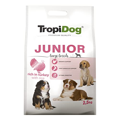 Tropidog Truthahn Riesige Welpenfutter 2.5 Kg GG Tropidog Truthahn Riesige Welpenfutter 2.5 Kg GG von TropiDog