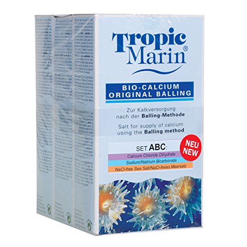Tropic Marin 73206 Bio Calcium Original Balling Set (A+B+C), 3 x 1 kg von Tropic Marin