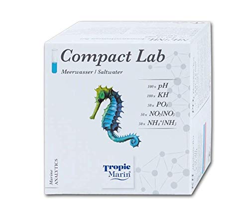 Tropic Marin Compact Lab Meerwasser pH, KH, PO4, NO2/NO3, NH4/NH3, (Nachfolger vom Expert-Testset) von Tropic Marin