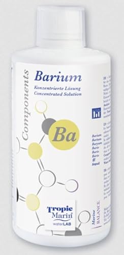 Tropic Marin Components Barium 250 ml fürs Aquarium, Hochkonzentrierte Lösung zur Zufuhr von Barium bei Defiziten im Aquarium. von Tropic Marin