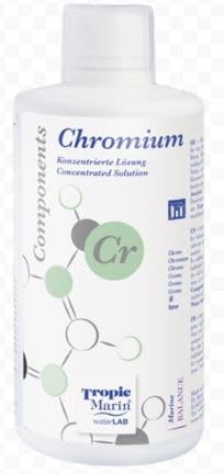 Tropic Marin Components Chromium 250 ml fürs Aquarium, Hochkonzentrierte Lösung zur Zufuhr von Chrom bei Defiziten im Aquarium. Tropic Marin Components Chromium 250 ml fürs Aquarium, Hochkonzentrierte Lösung zur Zufuhr von Chrom bei Defiziten im Aquarium. von Tropic Marin
