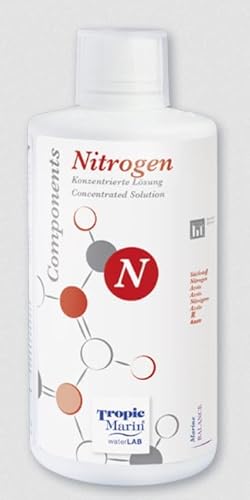 Tropic Marin Components Nitrogen 500 ml fürs Aquarium, Hochkonzentrierte Lösung zur Zufuhr von Stickstoff bei Defiziten im Aquarium. Tropic Marin Components Nitrogen 500 ml fürs Aquarium, Hochkonzentrierte Lösung zur Zufuhr von Stickstoff bei Defiziten im Aquarium. von Tropic Marin