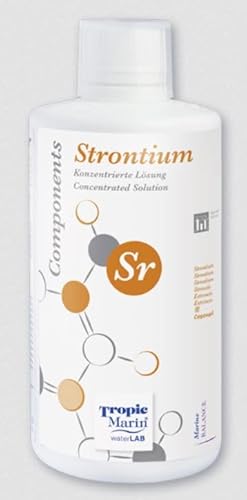 Tropic Marin Components Strontium 500 ml fürs Aquarium, Hochkonzentrierte Lösung zur Zufuhr von Strontium bei Defiziten im Aquarium. Tropic Marin Components Strontium 500 ml fürs Aquarium, Hochkonzentrierte Lösung zur Zufuhr von Strontium bei Defiziten im Aquarium. von Tropic Marin