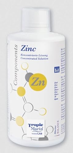 Tropic Marin Components Zinc 250 ml fürs Aquarium, Hochkonzentrierte Lösung zur Zufuhr von Zink bei Defiziten im Aquarium. Tropic Marin Components Zinc 250 ml fürs Aquarium, Hochkonzentrierte Lösung zur Zufuhr von Zink bei Defiziten im Aquarium. von Tropic Marin