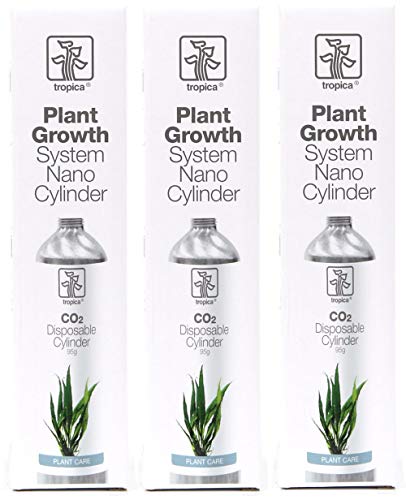 Tropica 3X CO2 Ersatzflasche 95g Plat Growht System Nano Cylinder Nährstoff für Pflanzen Tropica 3X CO2 Ersatzflasche 95g Plat Growht System Nano Cylinder Nährstoff für Pflanzen von Tropic