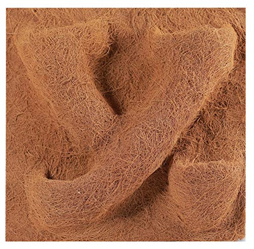 TropicShop Rückwand aus Natur Kokos/Kokosfaserrückwand - Kokosfaser Terrarium Rückwand mit Pflanzentasche (40x40cm) von TropicShop