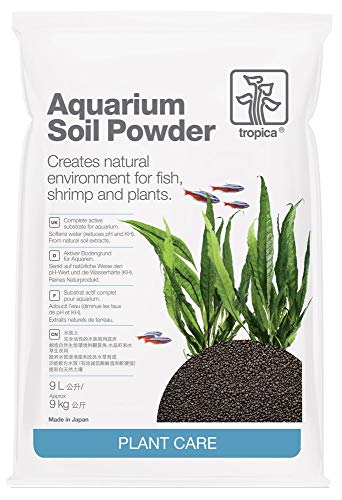 Tropica Aquarium Soil Powder 9L kompletter Bodengrund 1-2 mm Pflanzendünger Pflanzen Feine Körnung von TROPICA