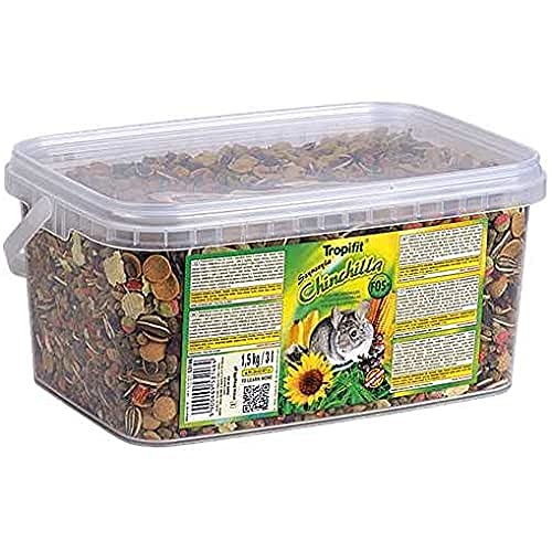 Tropifit CHINCHILA 3L / 1,5kg - Natürliches Premiumfutter für Chinchilla – Alleinfuttermittel von Tropifit