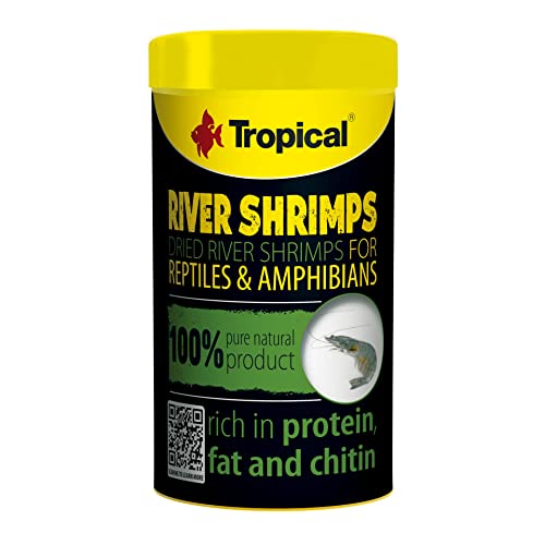 Getrocknete Flussgarnelen für Reptile und Amphibien River Shrimps 100ML/16G Getrocknete Flussgarnelen für Reptile und Amphibien River Shrimps 100ML/16G von Tropical