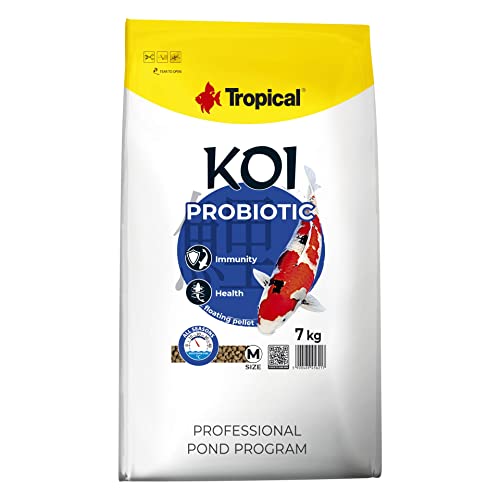 KOI PROBIOTIC Pellet Size M 7kg - Teichfutter für die tägliche Fütterung von Koi in einem Breiten Temperaturbereich von 8 bis 30°C KOI PROBIOTIC Pellet Size M 7kg - Teichfutter für die tägliche Fütterung von Koi in einem Breiten Temperaturbereich von 8 bis 30°C von Tropical
