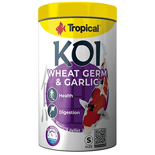 Koi Wheat Germ&Garlic Pellet S 1L von Tropical