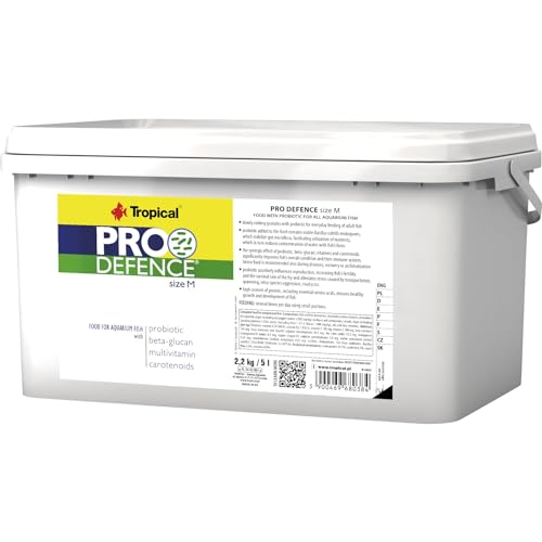 Tropical Pro Defence Size M 5L - Fischfutter für Aquariumfische - 2,2 kg von Tropical