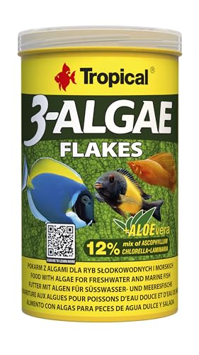 Tropical 3-Algae Flakes, 1er Pack (1 x 1 l) von Tropical