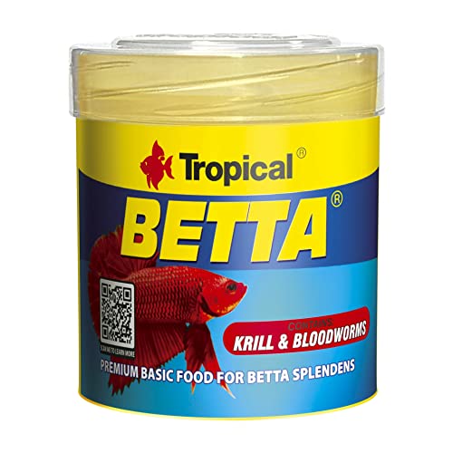 Tropical Betta Flockenfutter für Kampffische, 50 ml von Tropical