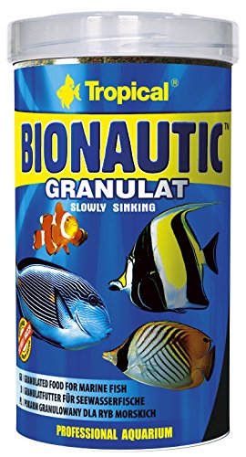 Tropical Bionautic Granulat Futter für kleine bis mittelgroße Meerwasserfische, 1er Pack (1 x 500 ml) von Tropical