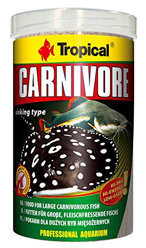 Tropical Carnivore - Futter für große, fleischfressende Fische (Rochen, Raubwelse), 1er Pack (1 x 500 ml) von Tropical