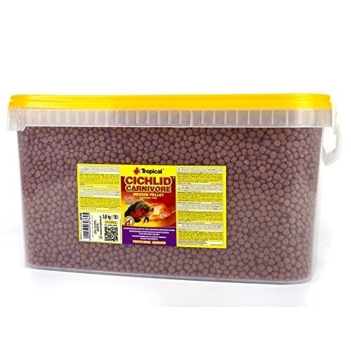 Tropical Cichlid Carnivore Medium Pellet, 1er Pack (1 x 10000 ml) von Tropical