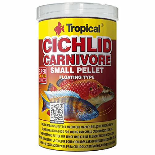 Tropical Cichlid Carnivore Small Pellet, 1er Pack (1 x 250 ml) von Tropical