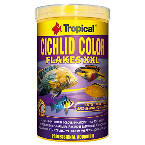Tropical Cichlid Color Flakes XXL, 1er Pack (1 x 1 l) von Tropical