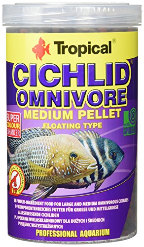 Tropical Cichlid Omnivore Medium Pellet, 1er Pack (1 x 1 l) von Tropical