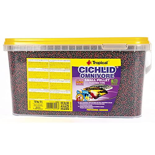 Tropical Cichlid Omnivore Small Pellet, 1er Pack (1 x 2.2 l) von Tropical