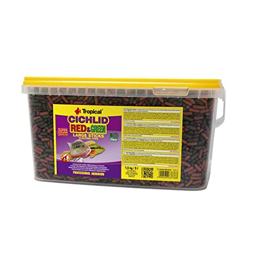 Tropical Cichlid Red & Green Large Sticks, 1er Pack (1 x 2 l) von Tropical