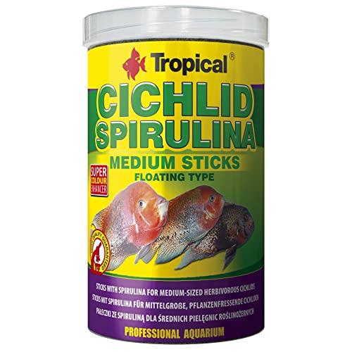 Tropical Cichlid Spirulina Medium Sticks, 1er Pack (1 x 1000 ml) von Tropical