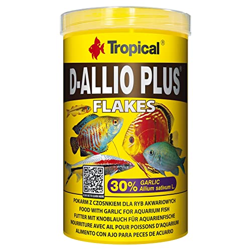 Tropical D-Allio Plus mit Knoblauch Diskusfutter, 1er Pack (1 x 1000 ml) von Tropical