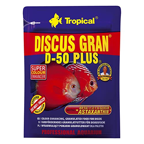 Tropical Discus Gran D-50 Plus (Tütchen), 1er Pack (1 x 20 g) von Tropical
