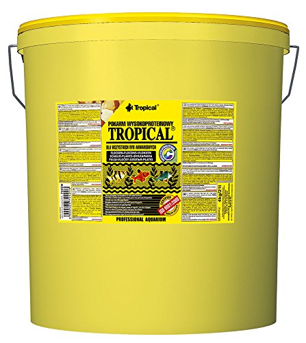 Tropical Hauptfutter (Flockenfutter) für alle Zierfische, 1er Pack (1 x 21 l) von Tropical