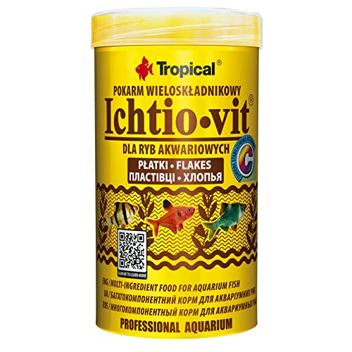 Tropical Ichtio-VIT Flockenfutter, 1er Pack (1 x 250 ml) von Tropical
