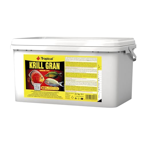 Tropical Krill Granulat Farbverstärkendes Granulatfutter mit Krill, 1er Pack (1 x 5 l) Pet Sumpplies von Tropical