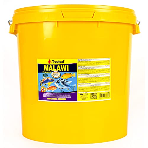Tropical Malawi Flockenfutter für Malawisee-Cichliden, 1er Pack (1 x 21 l) von Tropical