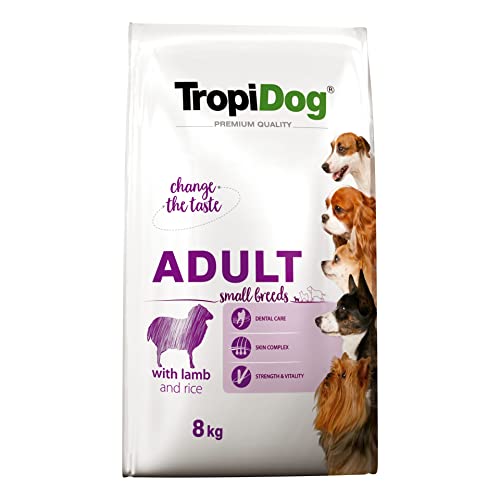 Tropical Premium Hundefutter mit Lamm und Reis, 1er Pack (1 x 8 kg) von Tropical