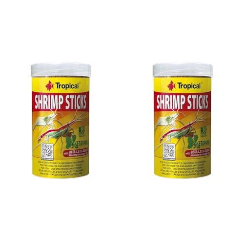 Tropical Shrimp Sticks Futtersticks für Garnelen, 2er Pack (1 x 250 ml) von Tropical